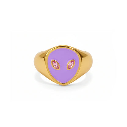 Purple Alien Ring