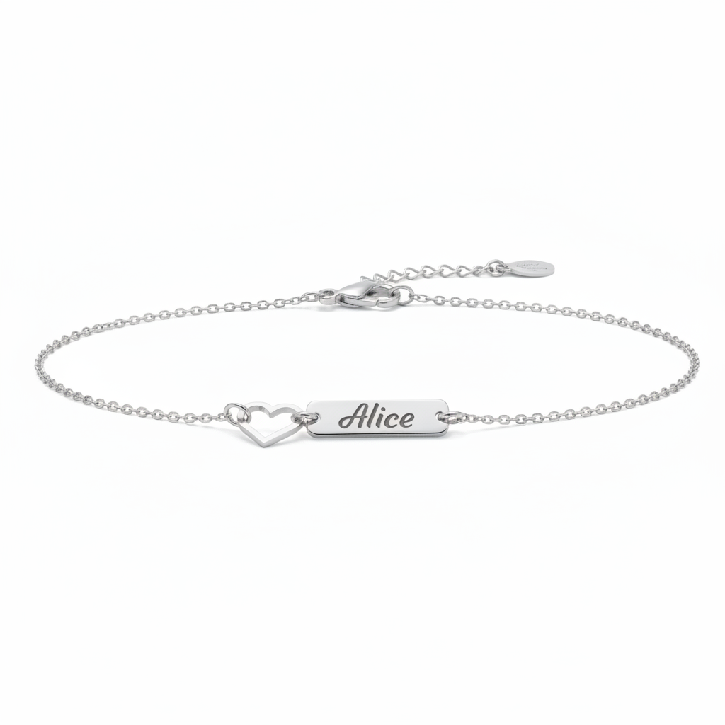 Heart Bar Bracelet