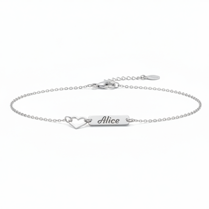 Heart Bar Bracelet