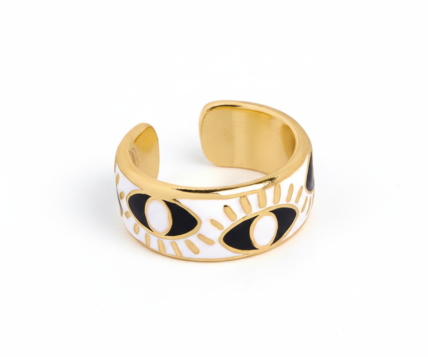 Hip Hop Eye Open Rings