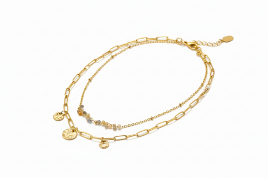Golden Duo Layer Necklace