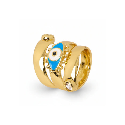 Zircon Eye Ring