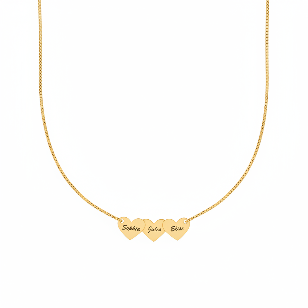 Heart Interlocking Necklace