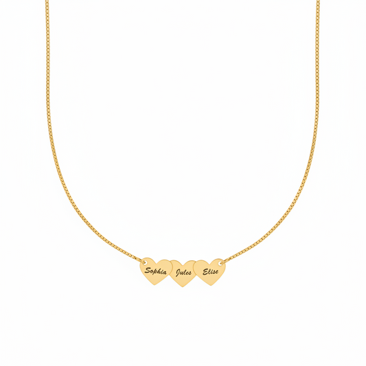 Heart Interlocking Necklace