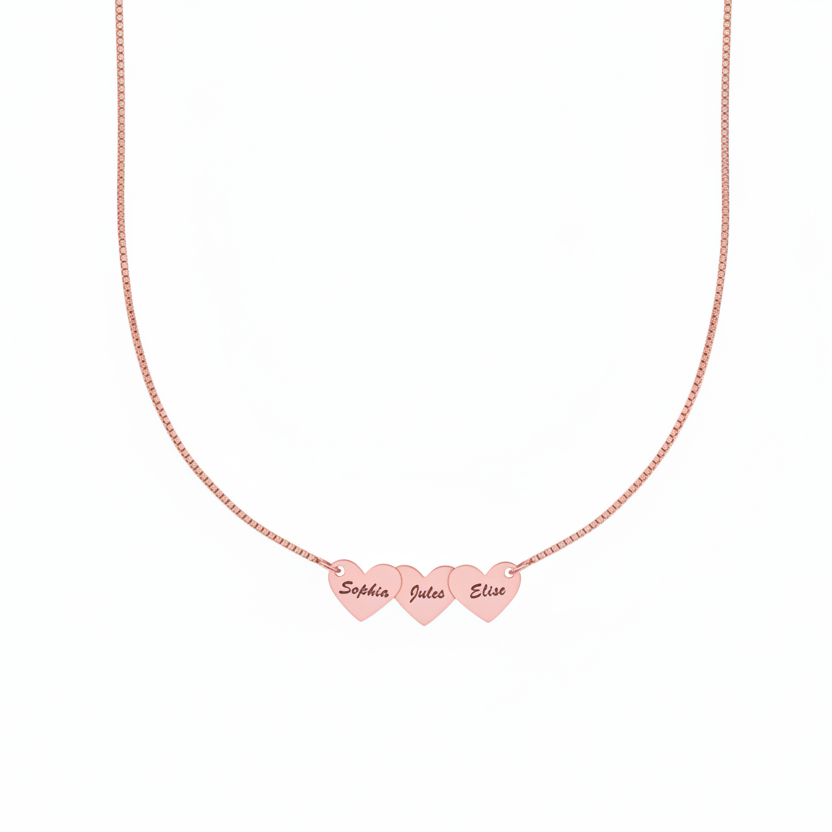 Heart Interlocking Necklace
