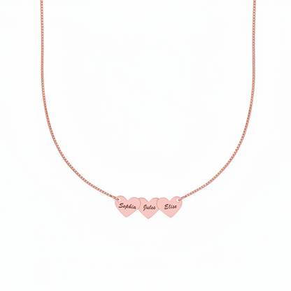 Heart Interlocking Necklace