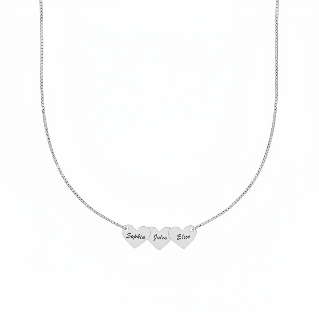 Heart Interlocking Necklace