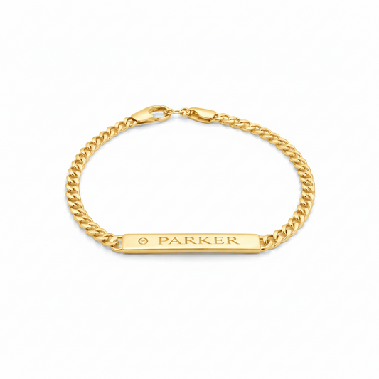 Nameplate Bar Bracelet