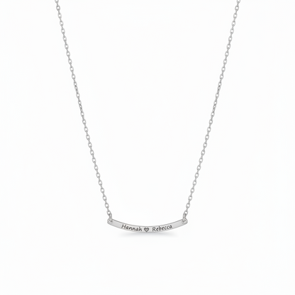 Curved Name Necklace