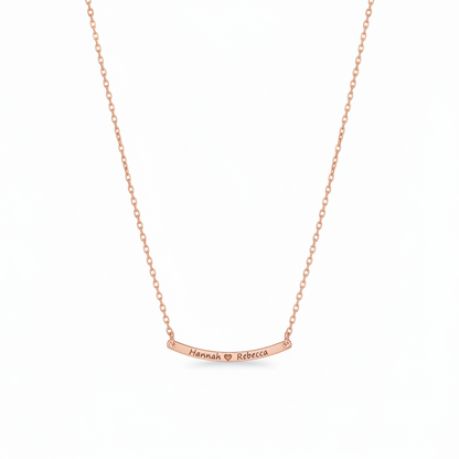 Curved Name Necklace
