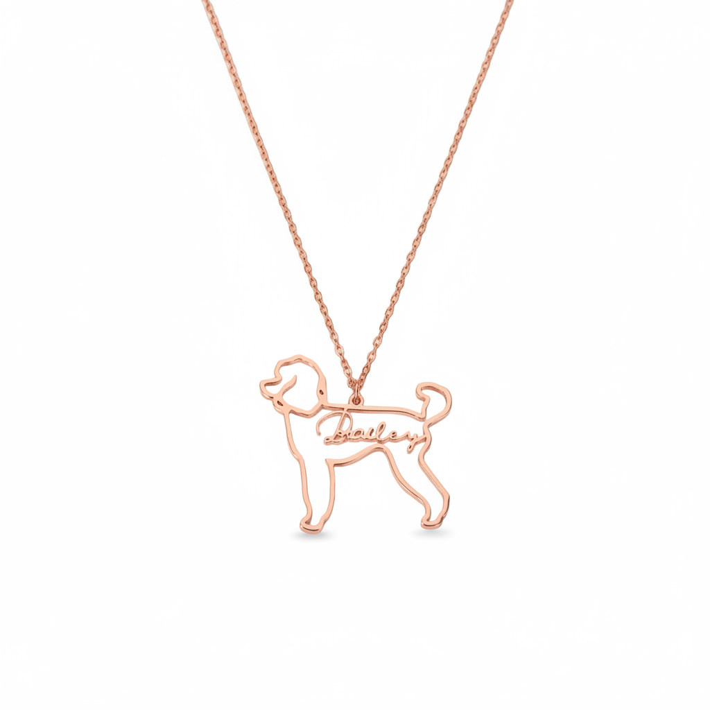 Dog Name Necklace